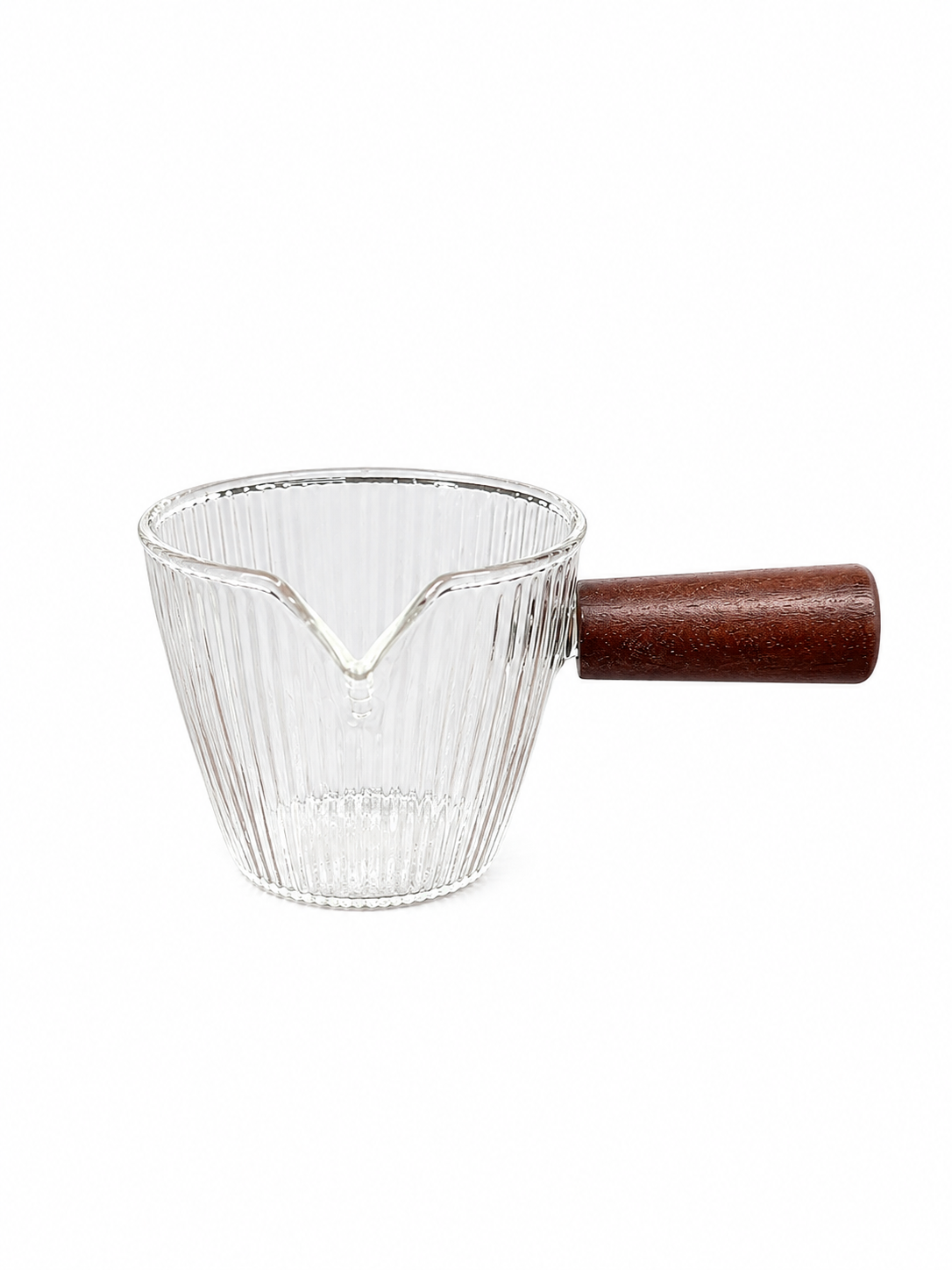 Glas Stripe Akazien Soßenspender 120ml