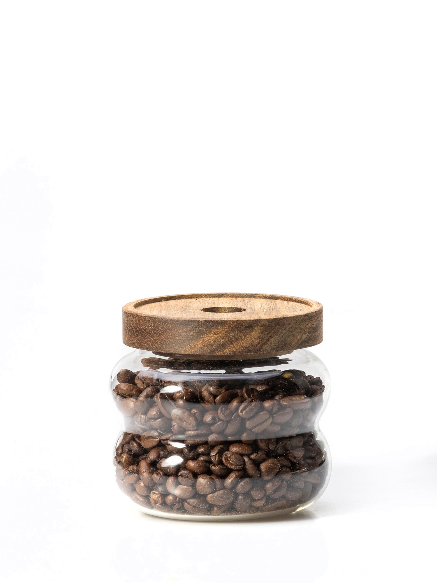 Wave Vorratsdose mit Holzdeckel