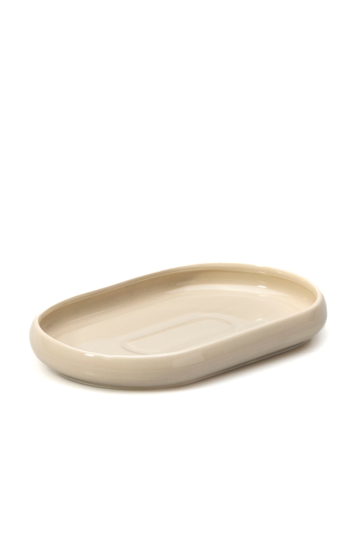 Bondy Beige ovale Servierplatten 3er Set 20,8 x 13,3 cm