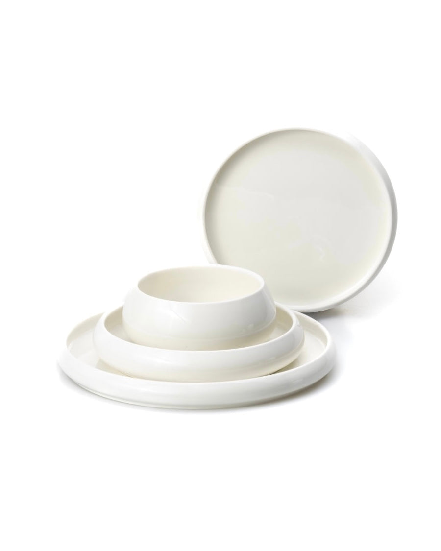 Bondy White Teller-Set 25-teilig
