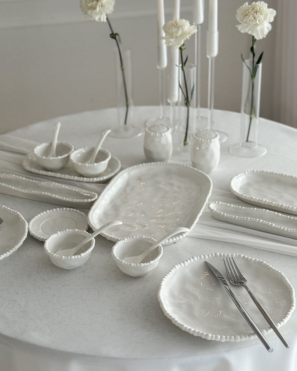 Pearly White Breakfastset 31-Teilig