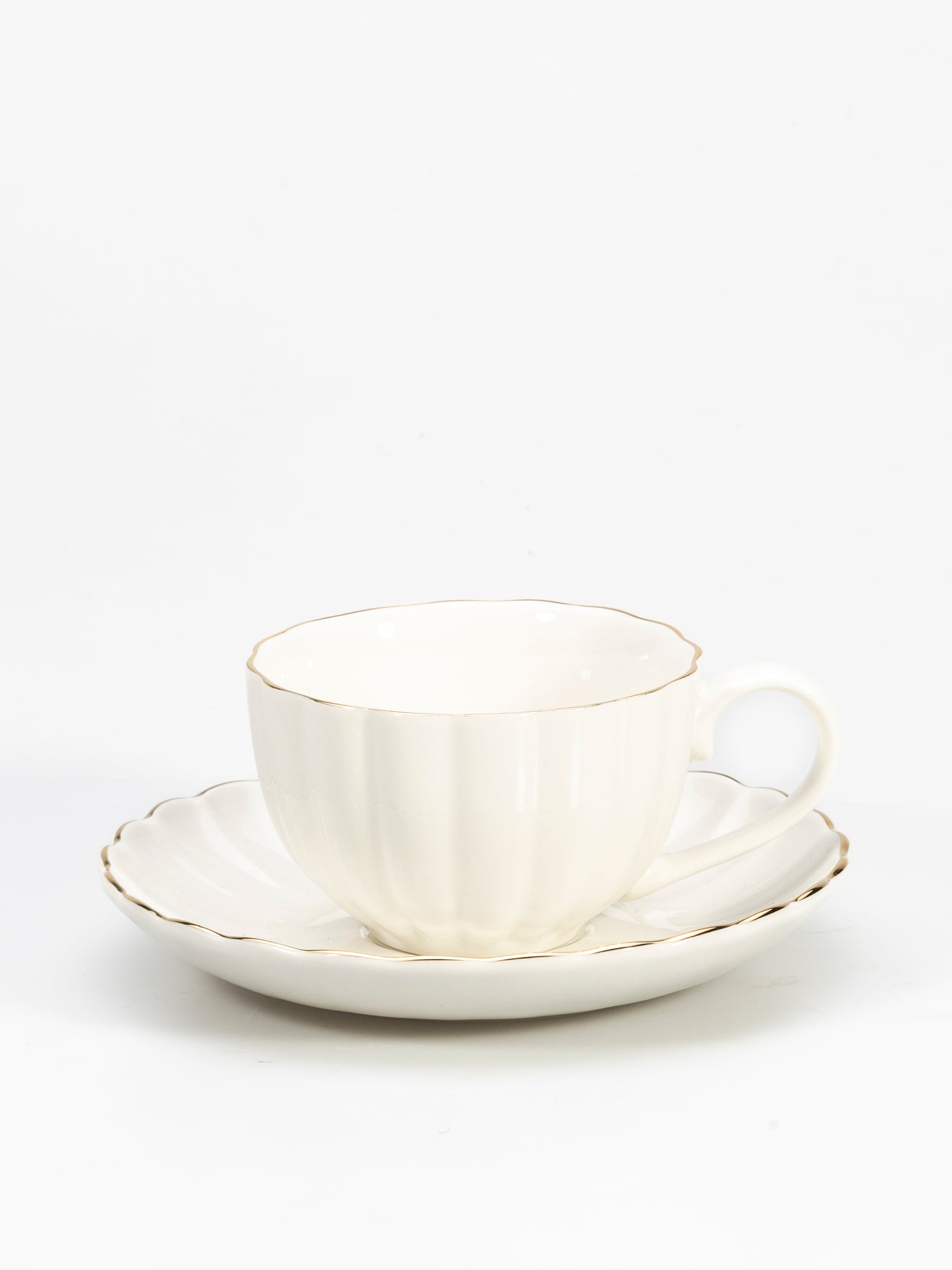 Lotus White Kaffee-Set für 6 Personen