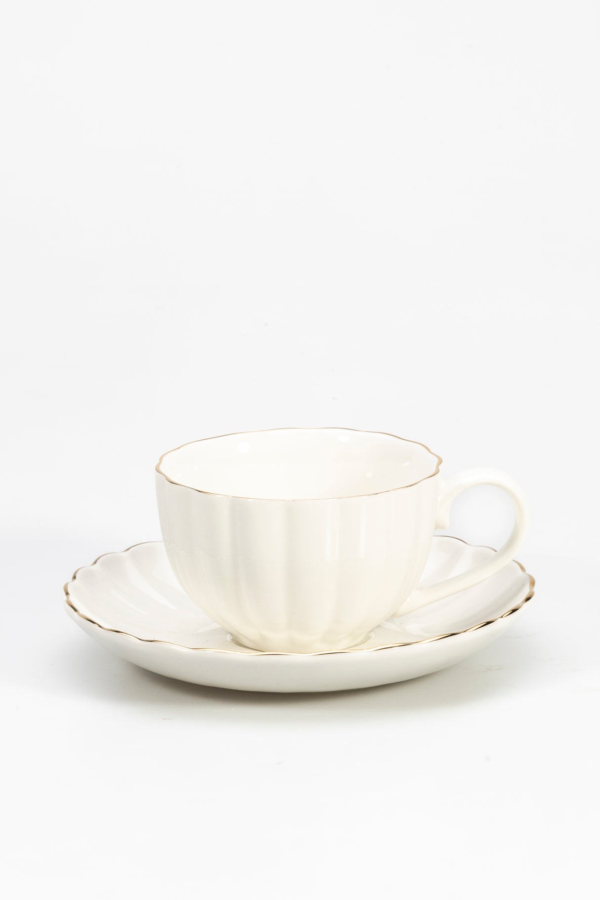 Lotus White Kaffee-Set für 6 Personen