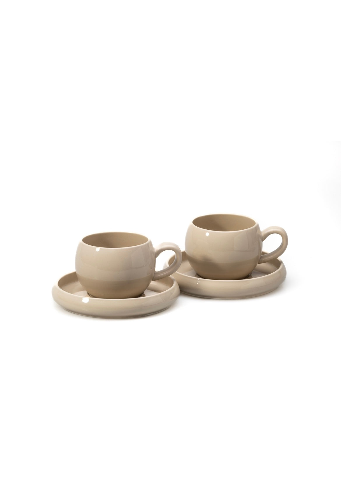 Lissa Bonna Beige Kaffee Tassen Set für 6 Personen