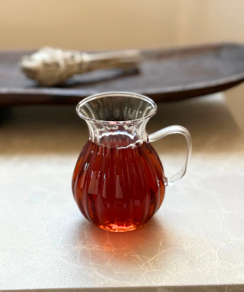 Stripe Tee Glas mit Henkel 6er Set