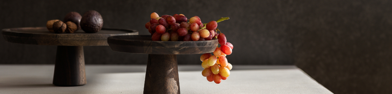 Assiette à gâteau rurale