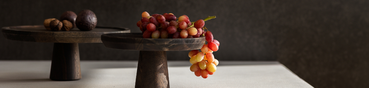 Assiette à gâteau rurale