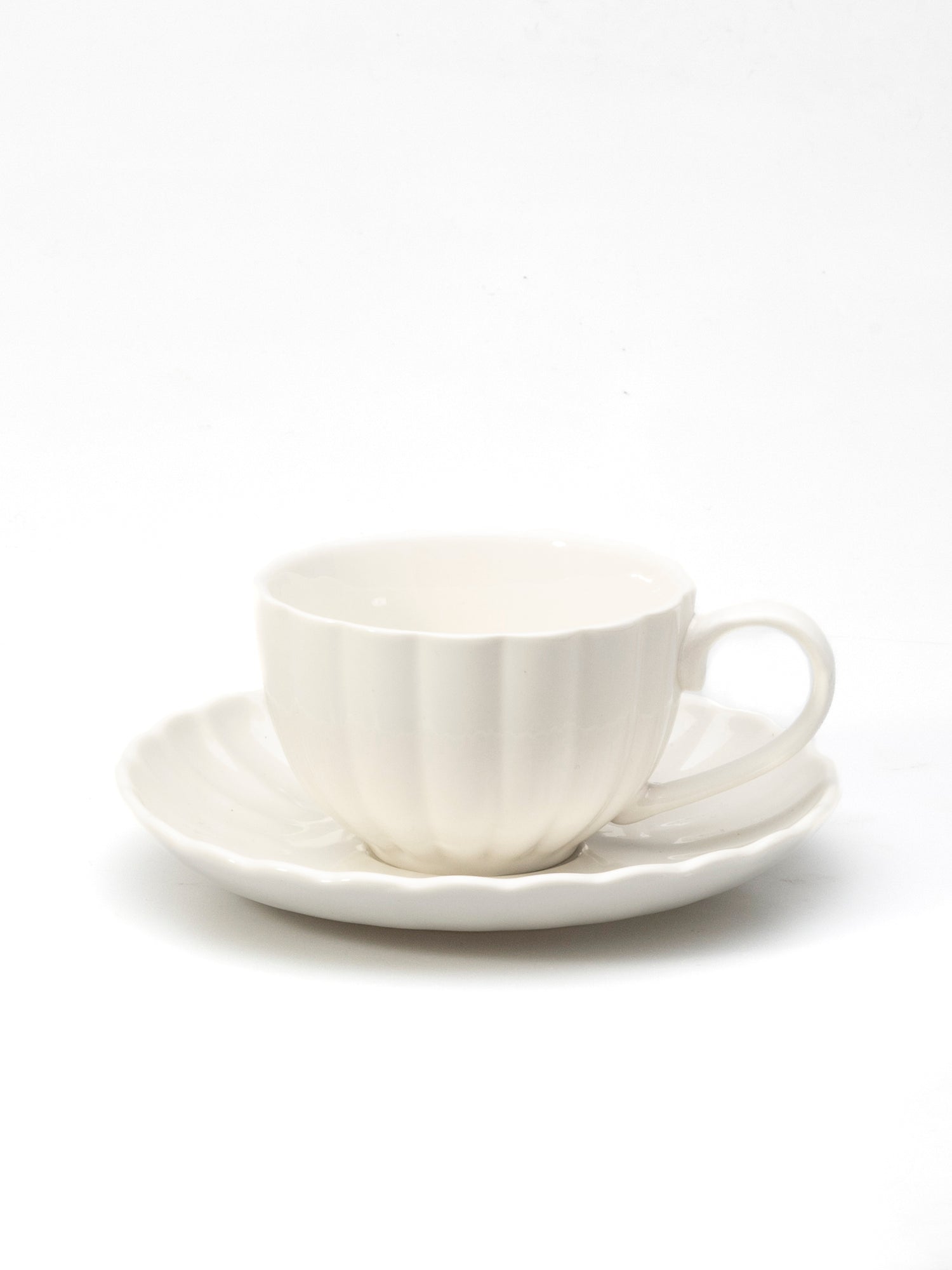 Lotus White Kaffee-Set für 6 Personen