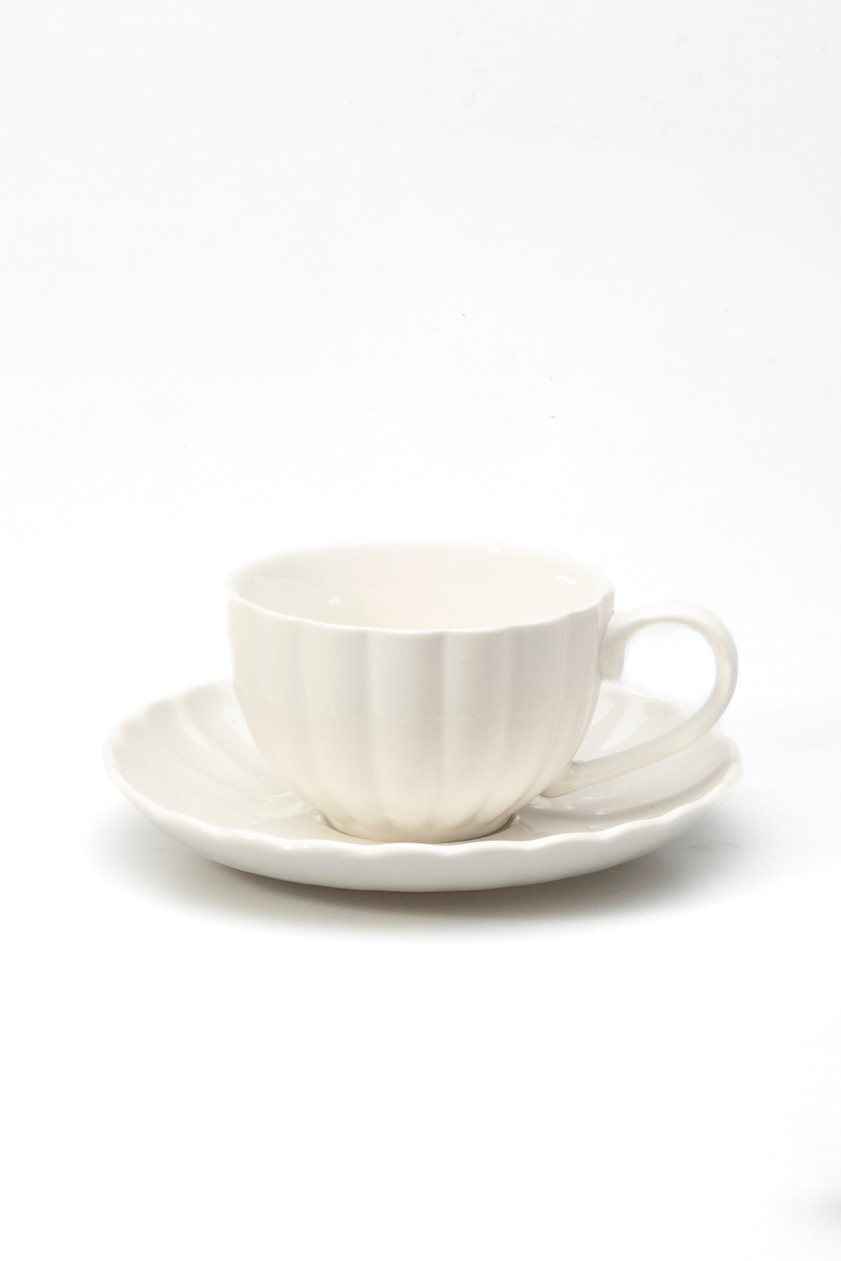 Lotus White Kaffee-Set für 6 Personen