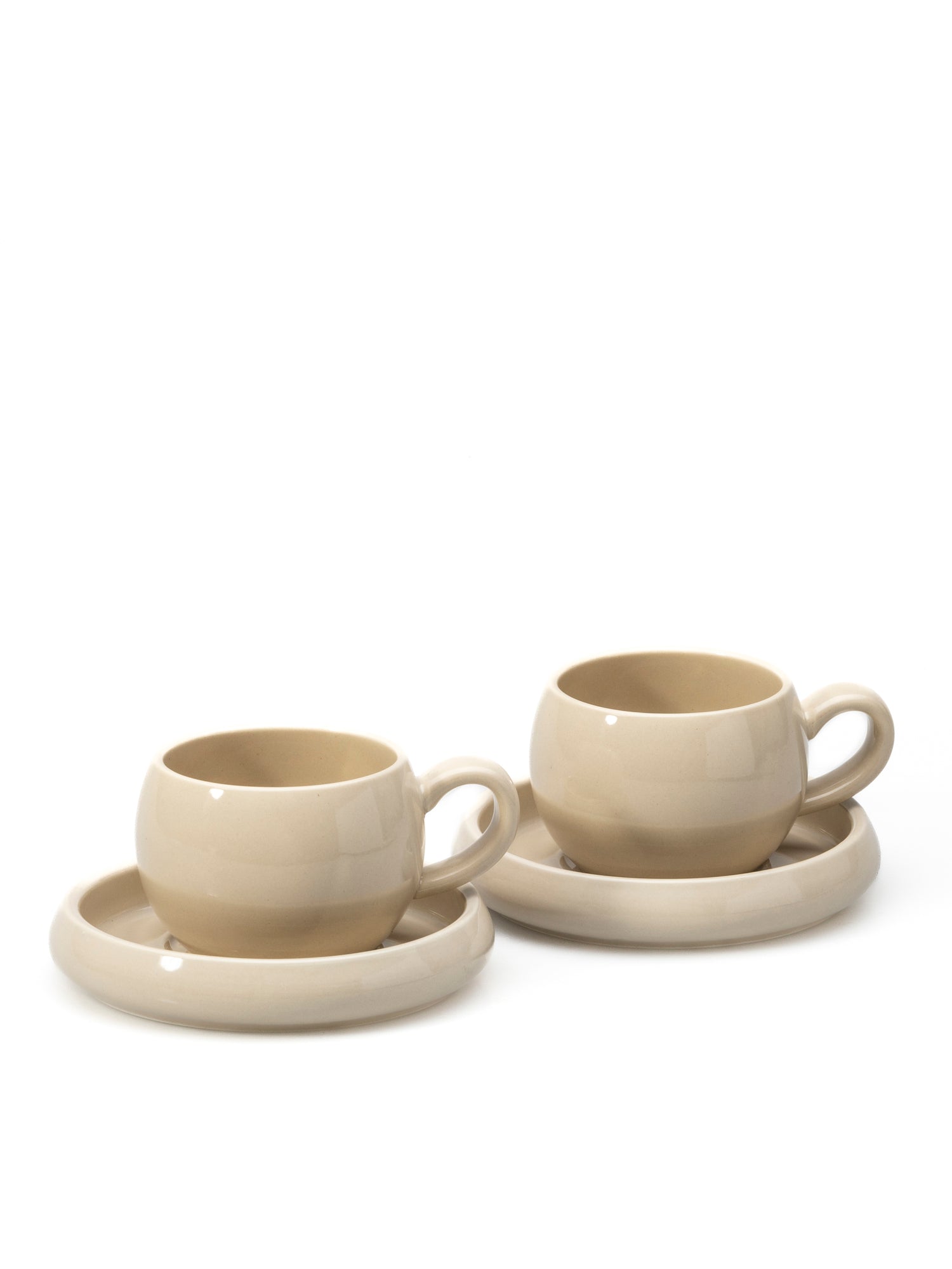 Bondy Beige Mokka Tassen-Set 4-teilig