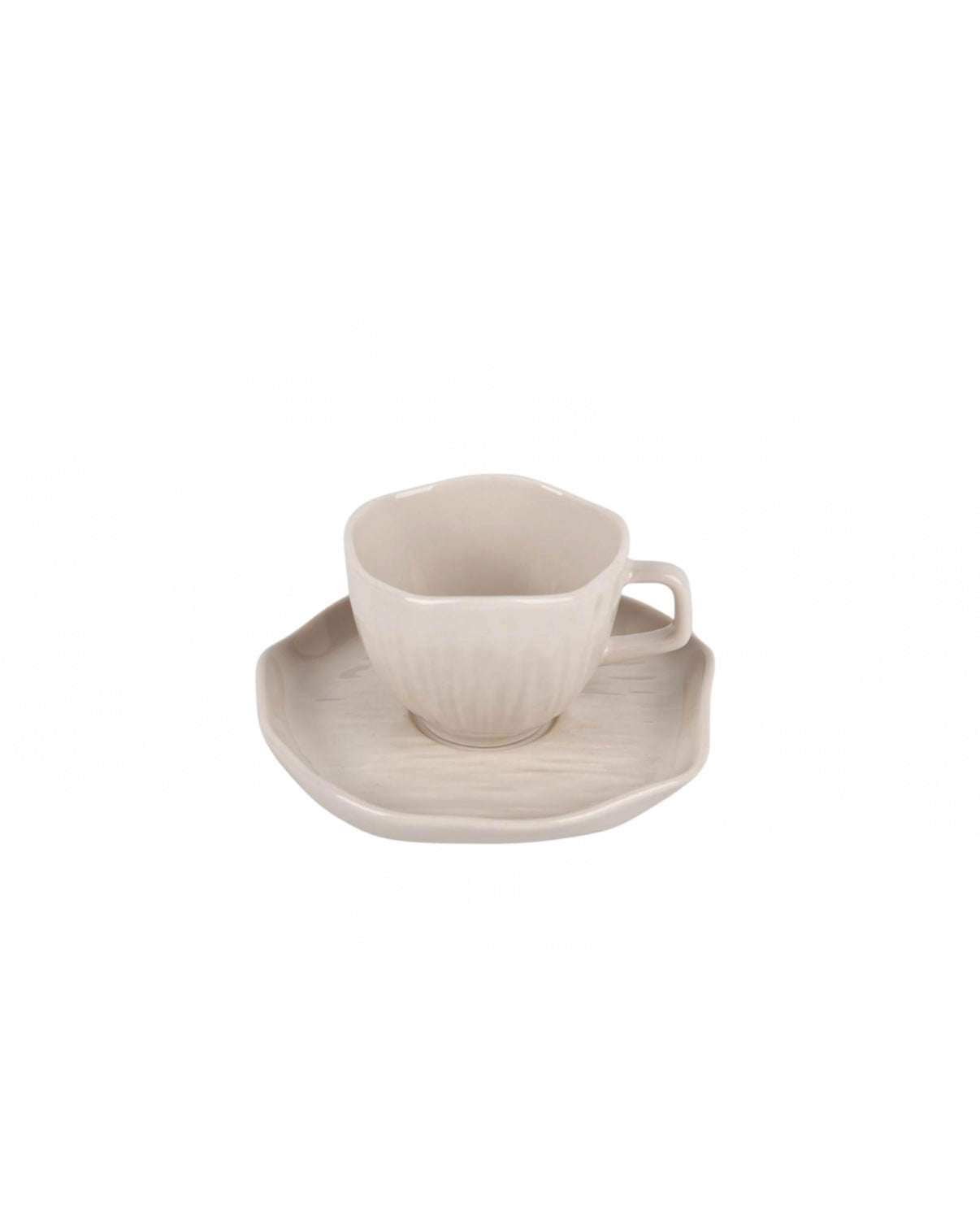 Cermico Beige Kaffee-Set