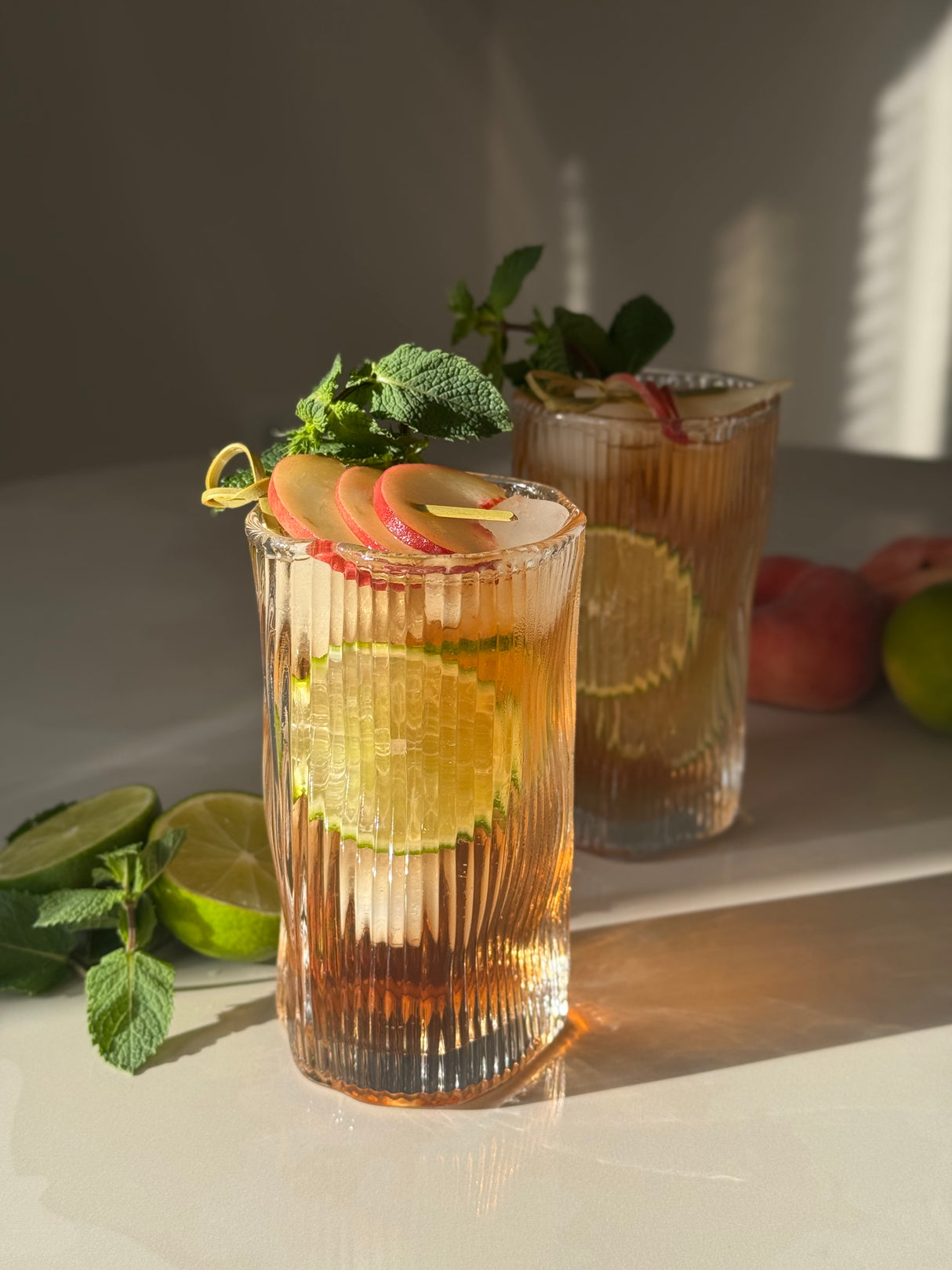 Diamond Stripe Long Glas 6er Set