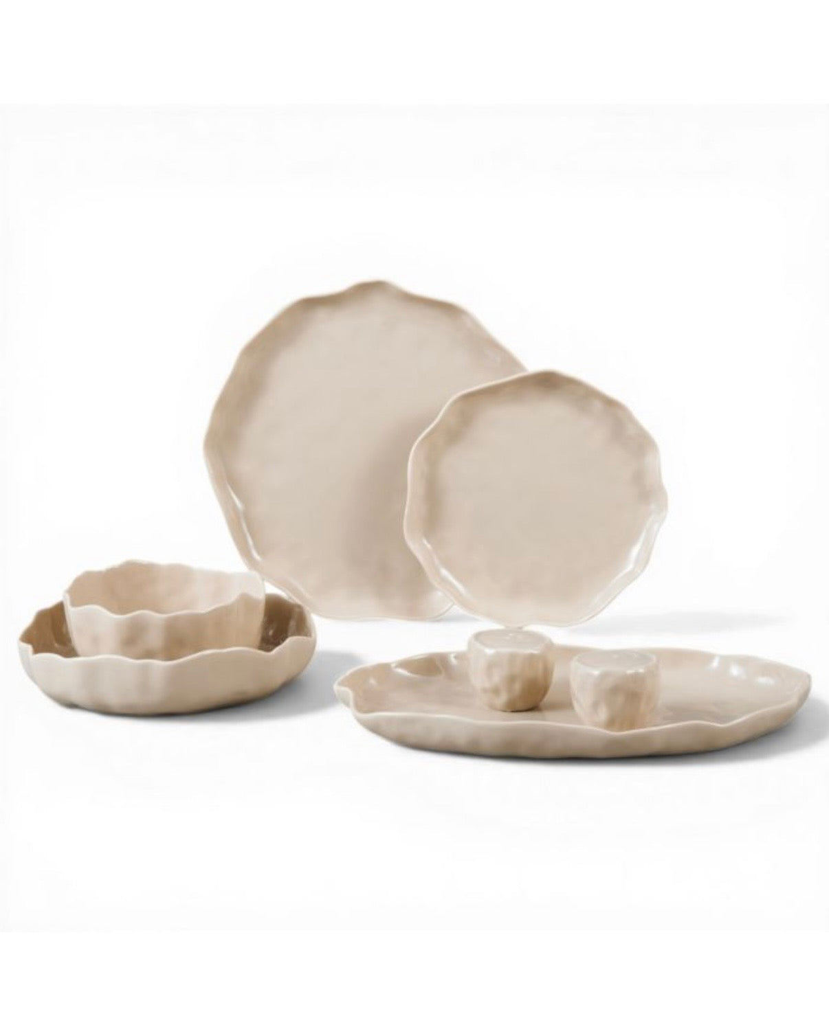 Angles Beige Teller-Set 27-teilig