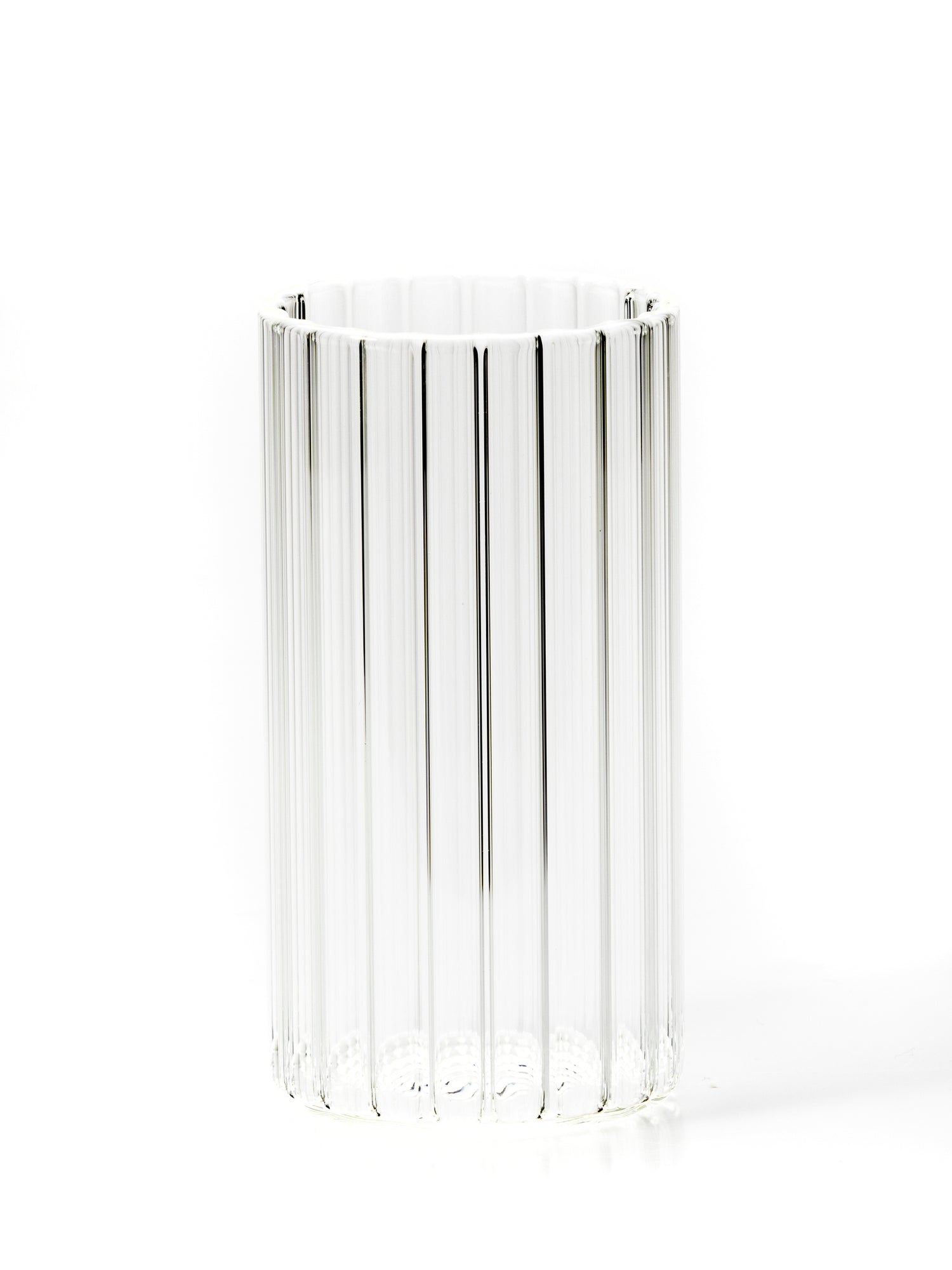 Verre long à rayures