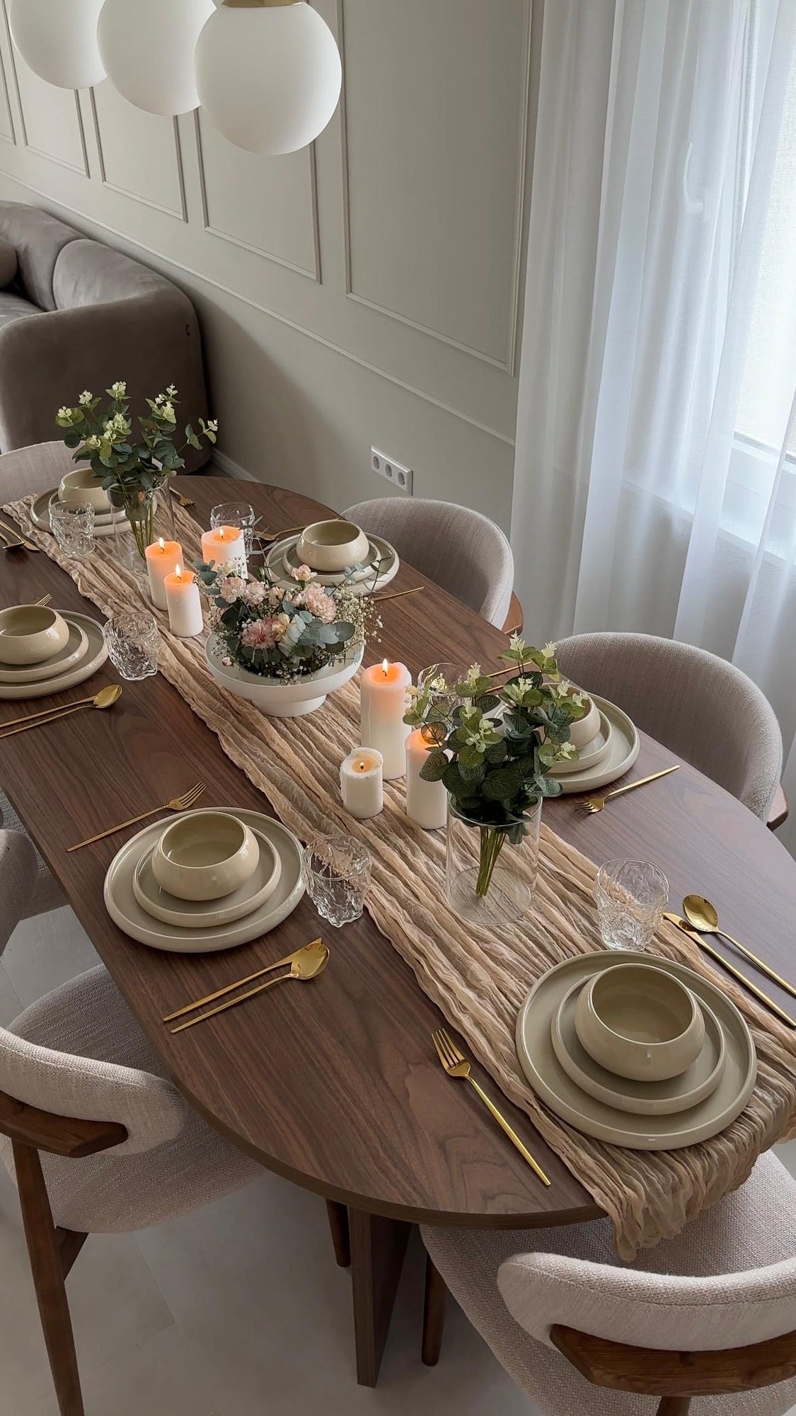 Bondy Beige Teller-Set 18-teilig