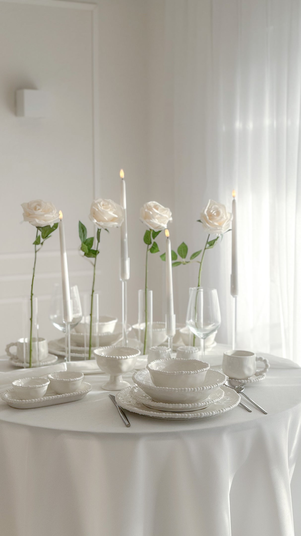 Pearly White Geschirrset 26-Teilig