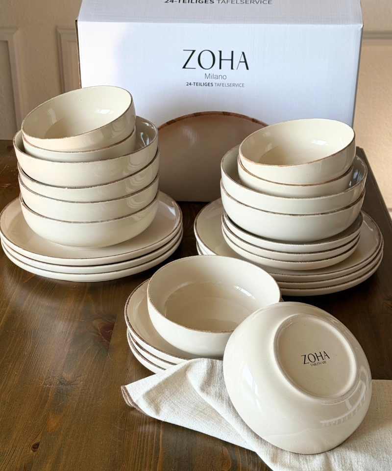 Milano Geschirrset 24 - teilig