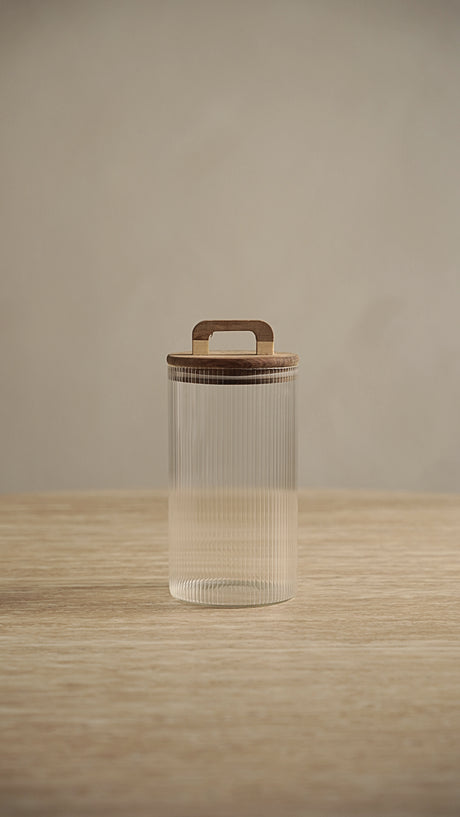 Riffle Vorratsdose mit Henkel