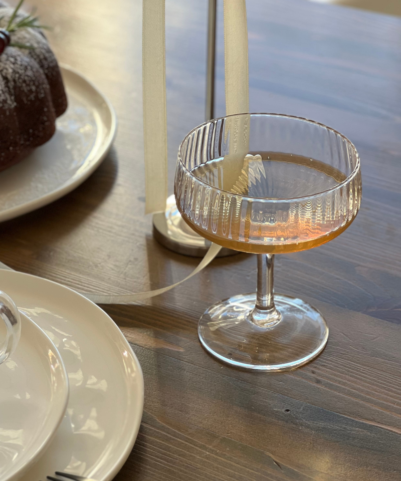 Riffle Champagne Cocktailglas 2er Set