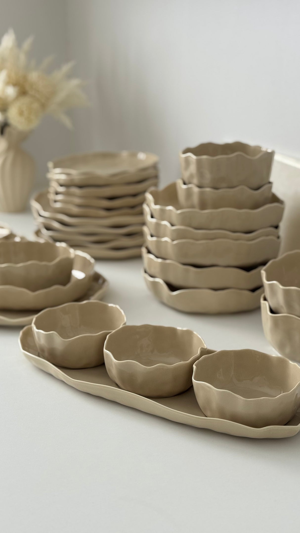 Angles Beige Snack Set 4 - teilig