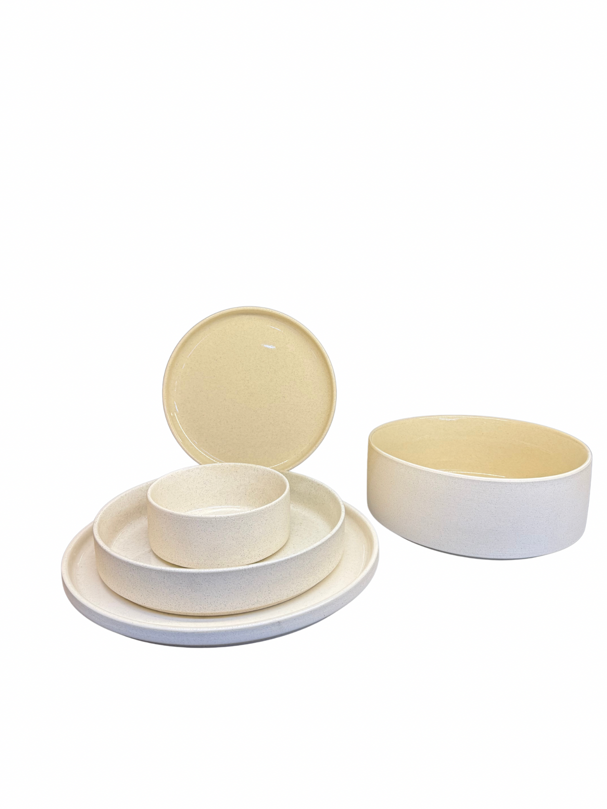 Granit Beige Teller-Set 25-teilig