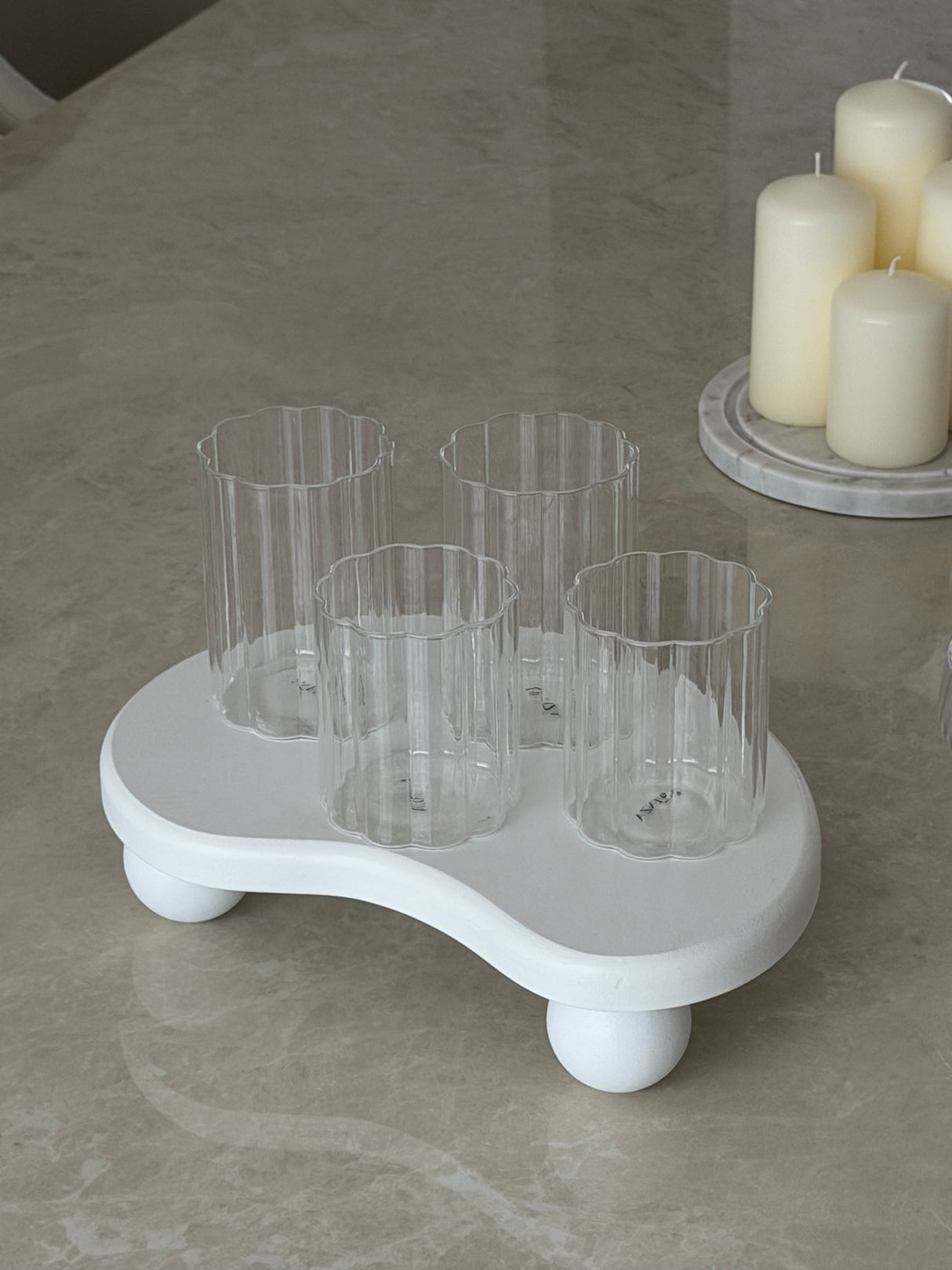 Flower Borosilikatglas Klein 250ml