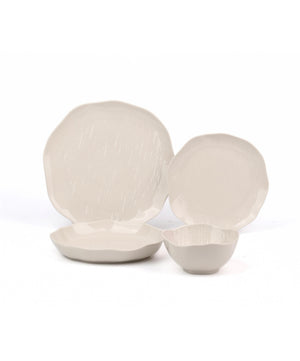 Cermico Beige Geschirr Set 24-teilig