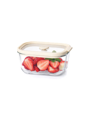 Frischhaltedose Transparent Glas Frame
