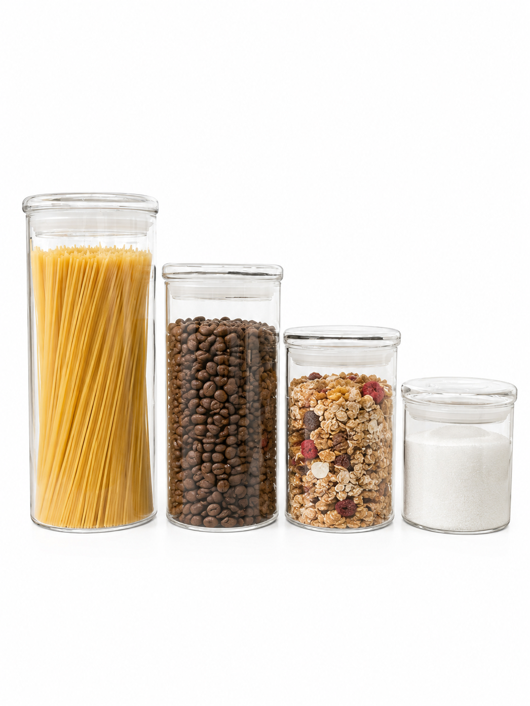 Round Glas Vorratsdose