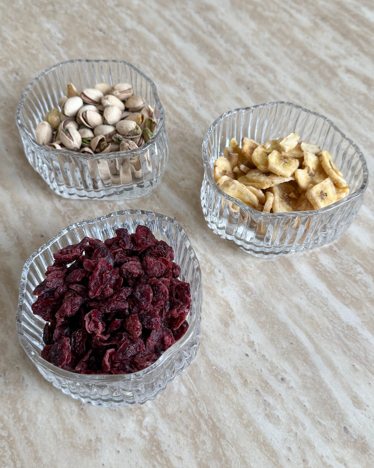 Diamond Stripe Glasschalen