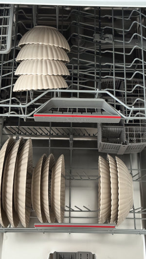 Lotus Beige Flower Teller-Set