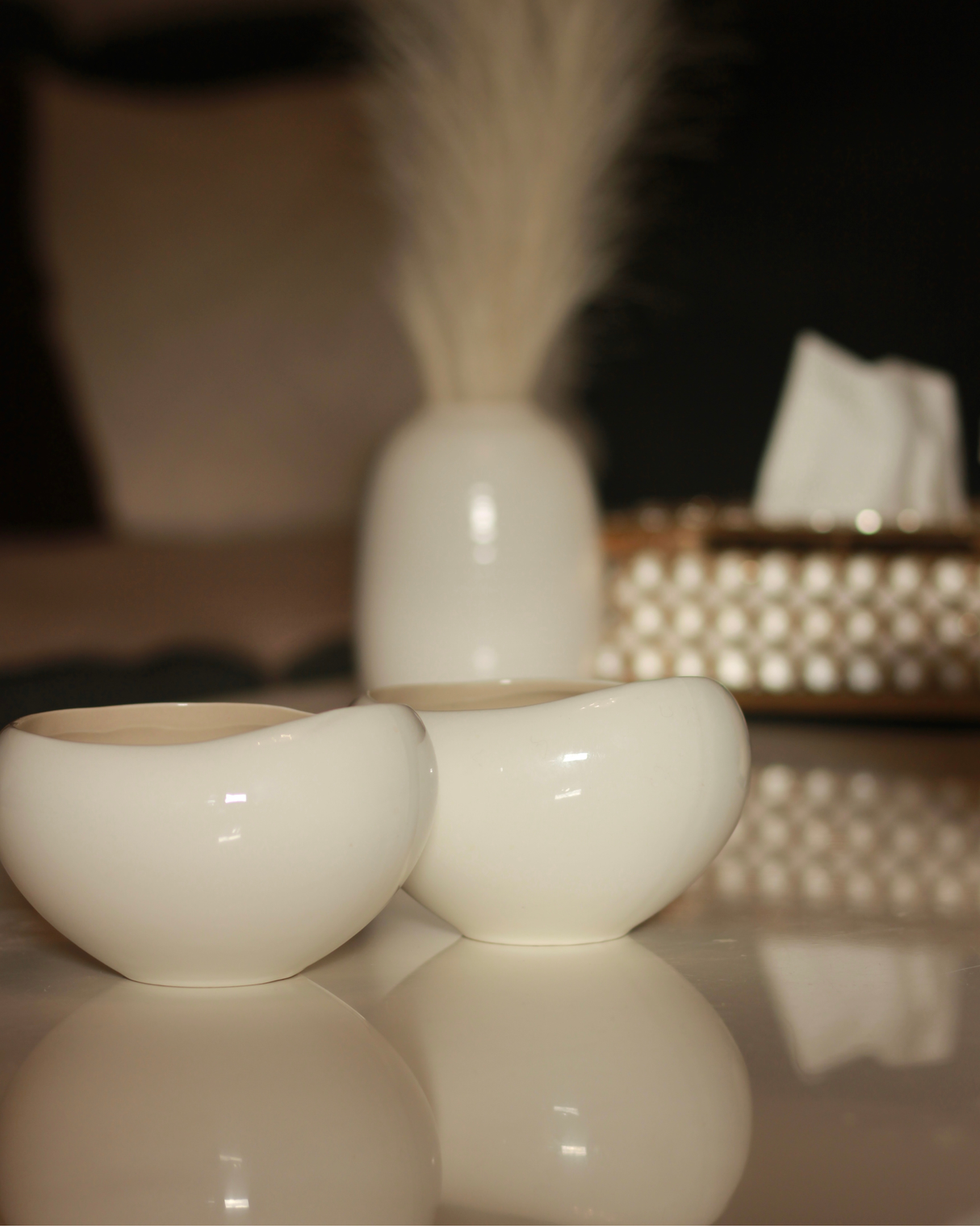 Barles Beige Schale 12,2x7,6cm