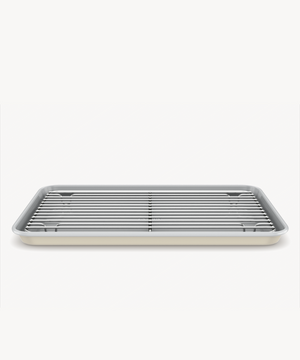 Backblech mit Auskühlgitter Beige