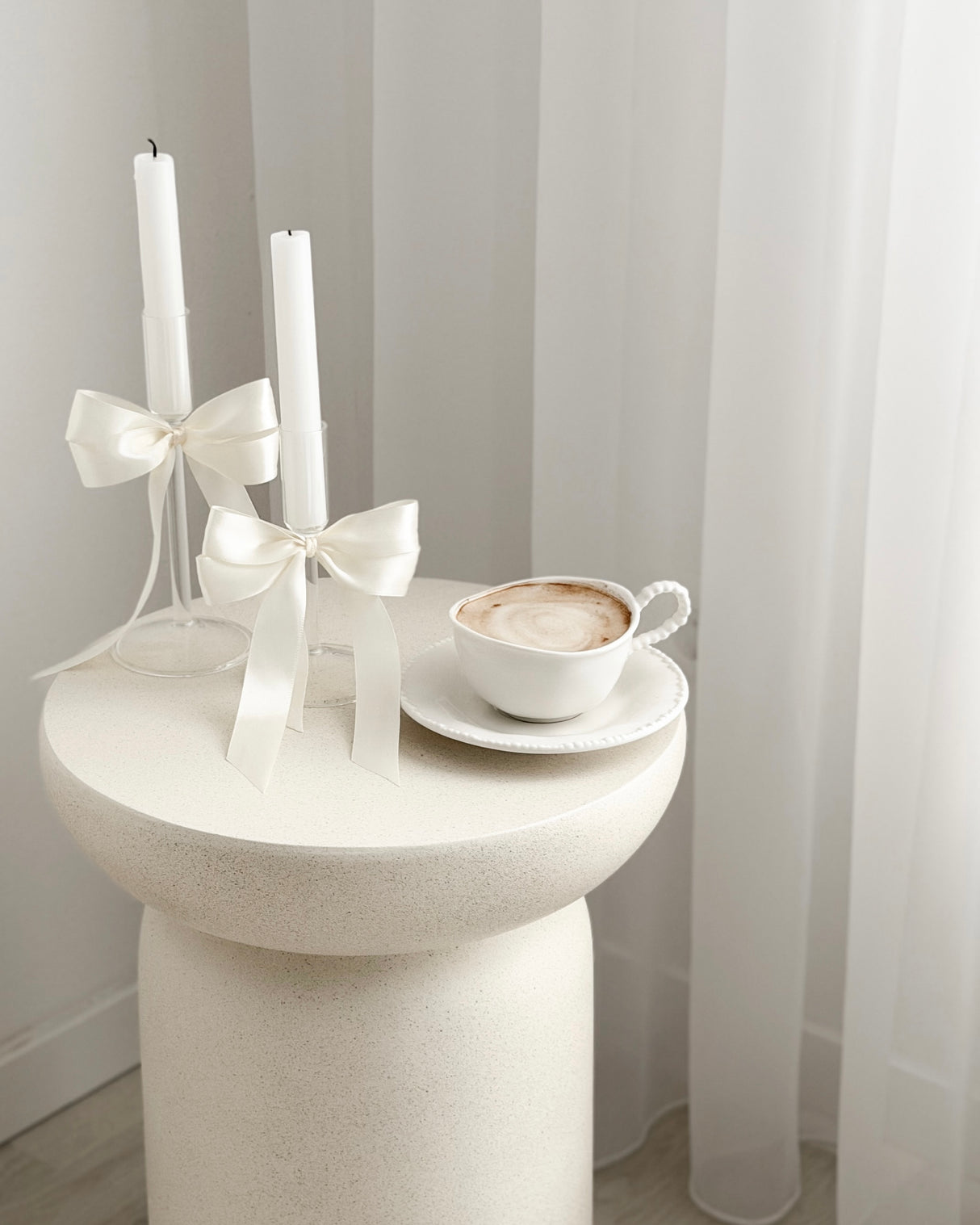 Pearl White Kaffeetassen Set