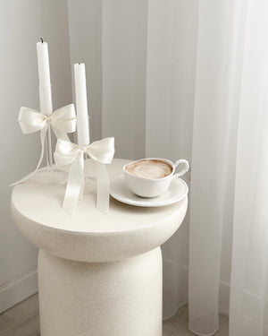 Pearl White Kaffeetassen Set