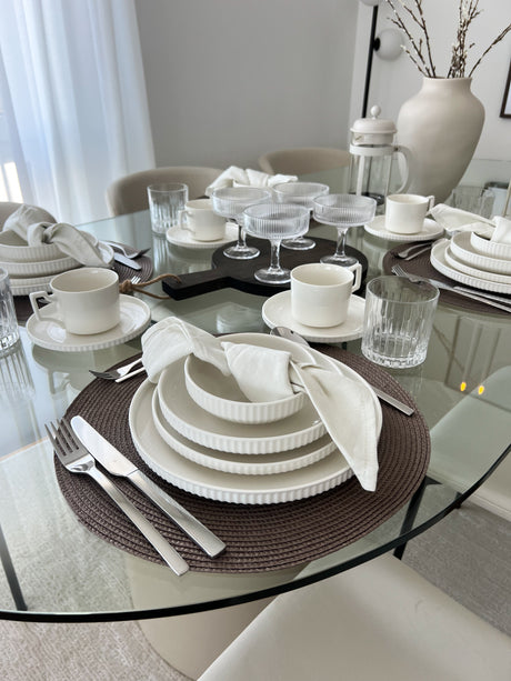 Mimoza Teller-Set