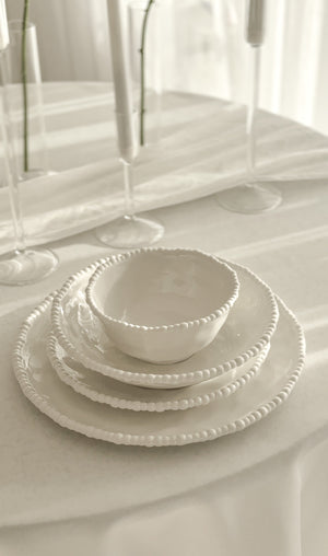 Pearly White Geschirrset 26-Teilig