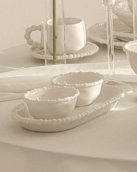 Pearly White Dipschalen 6er Set