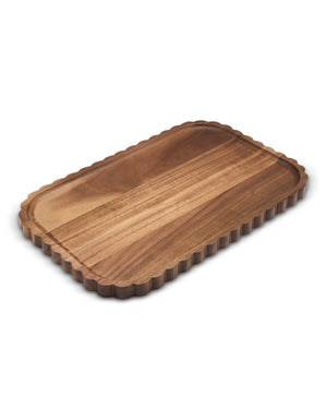 Akazienholz Servierplatte Flori