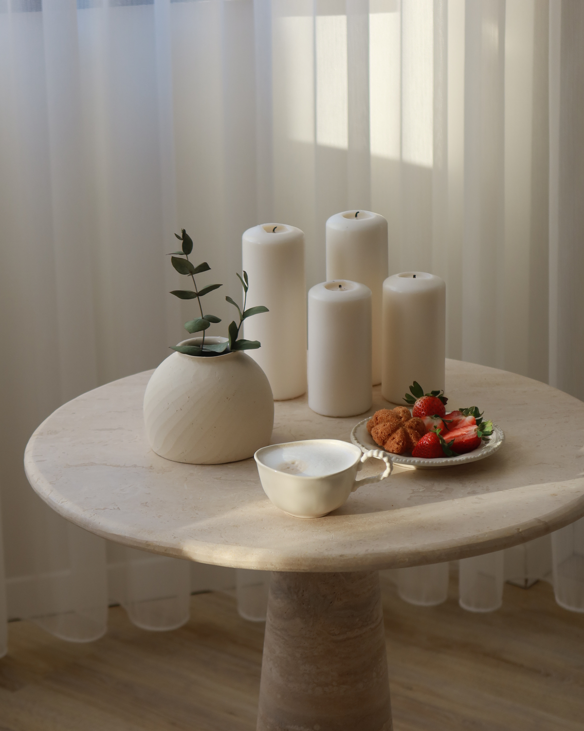 Pearl Beige Kaffeetassen Set