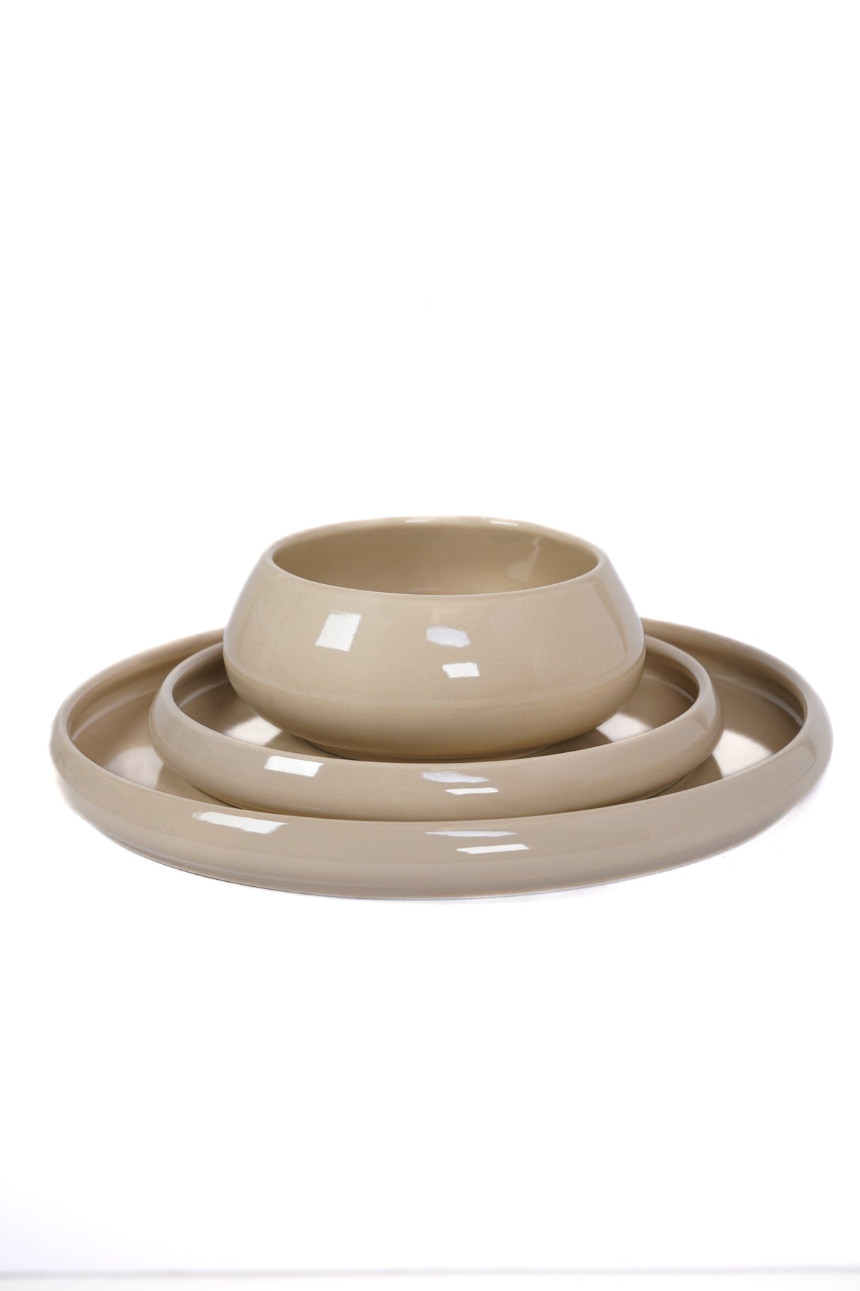 Bondy Beige Teller-Set 18-teilig