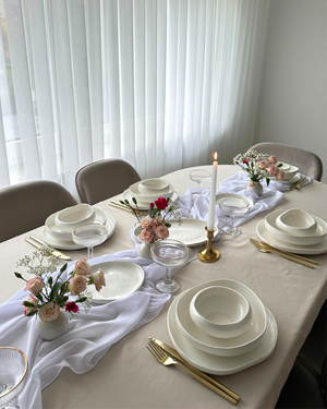 Barles White 25-Teiliges Geschirrset