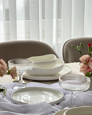 Barles White 25-Teiliges Geschirrset