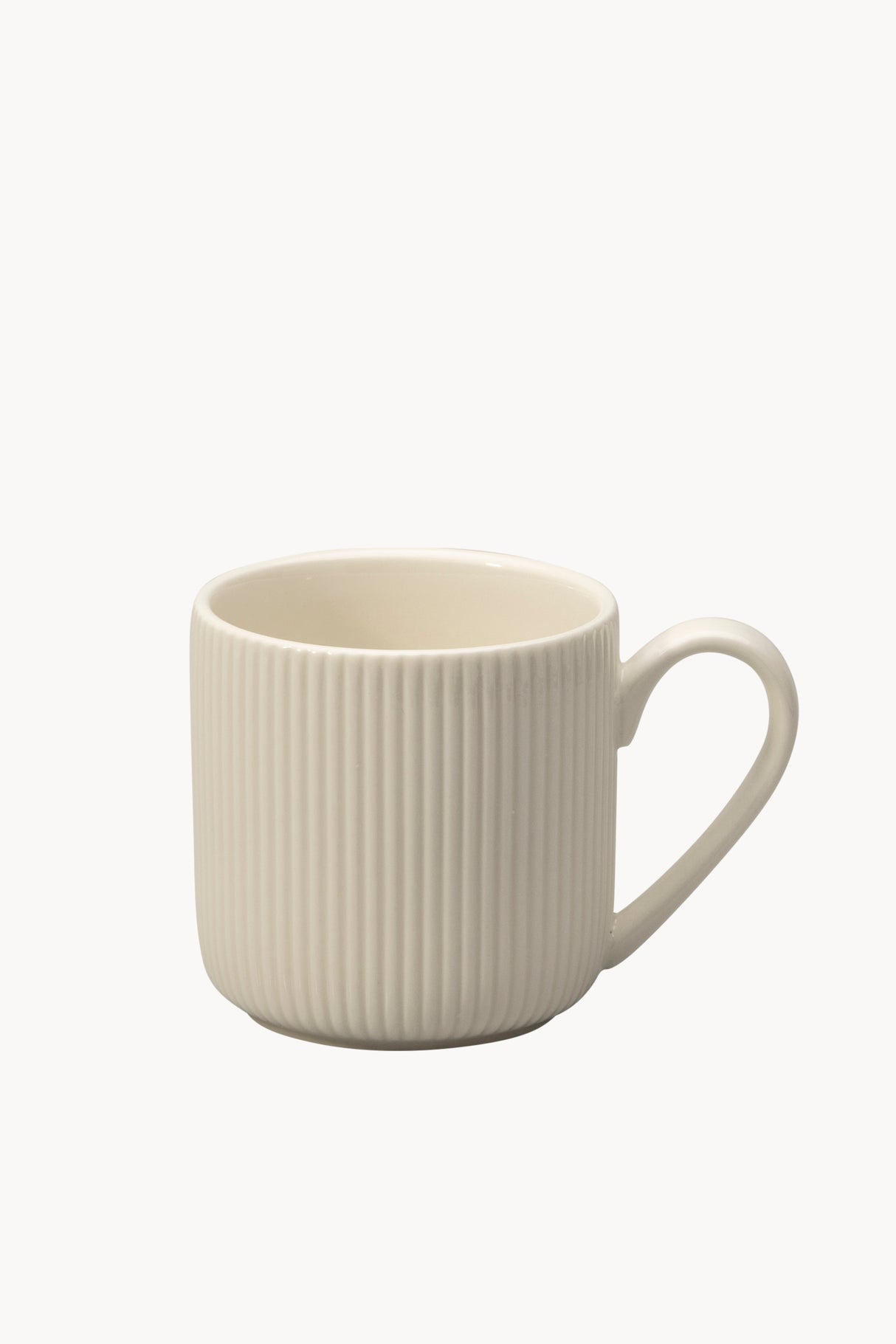 White Riffle Kaffe Tasse