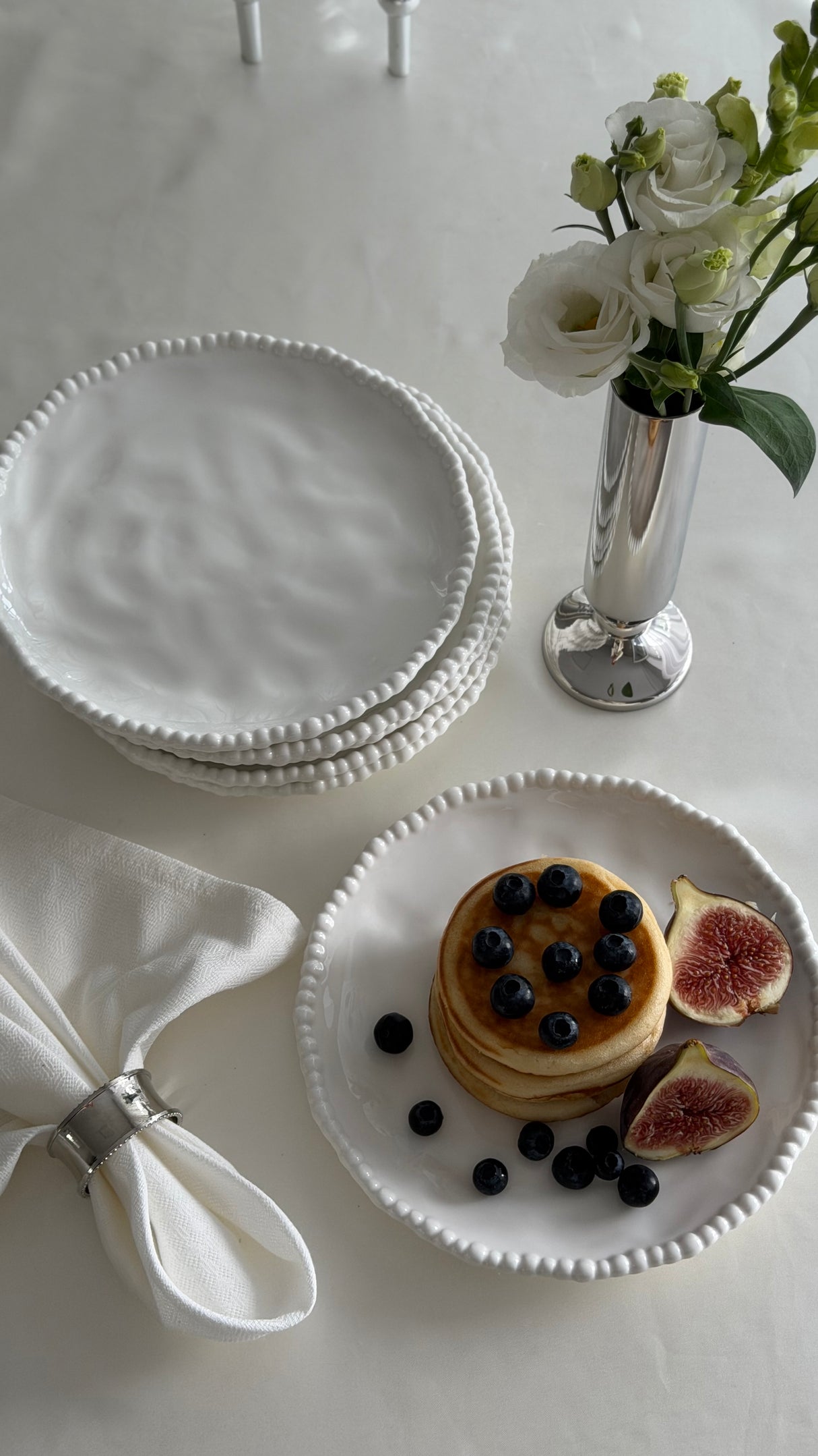 Pearly White Kuchenteller 6er Set