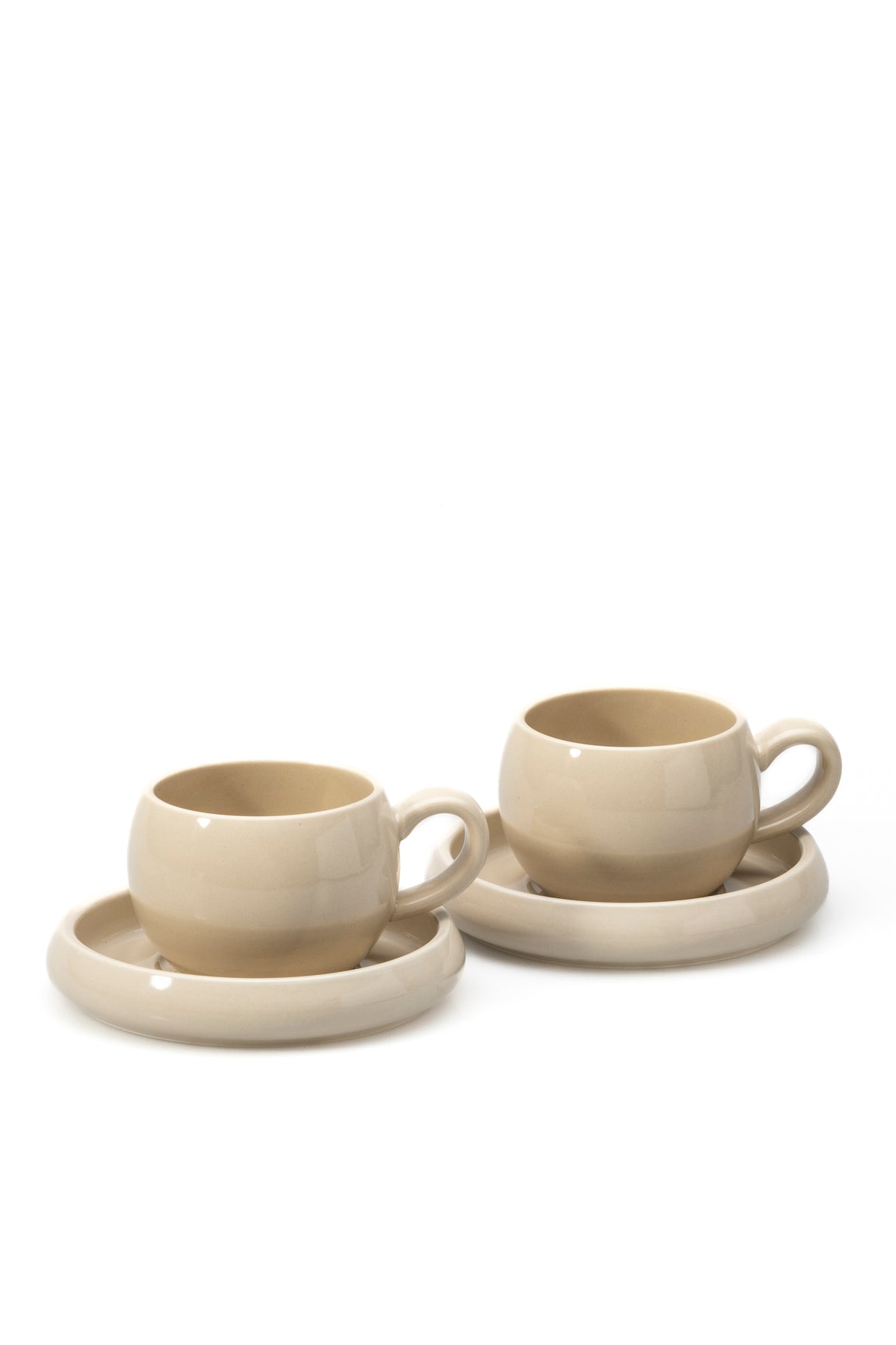 Bondy Beige Mokka Tassen-Set 4-teilig