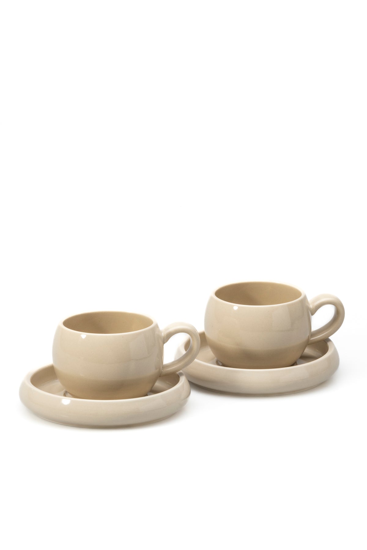 Bondy Beige Mokka Tassen-Set 4-teilig – Eka Store