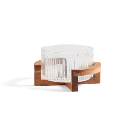 Akazienholz Stripe Schale