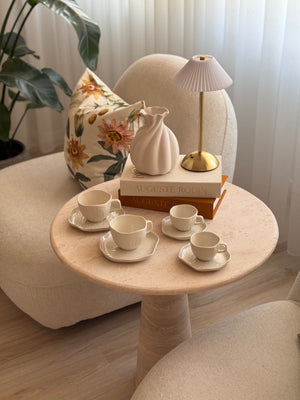 Cermico Beige Mokka-Set