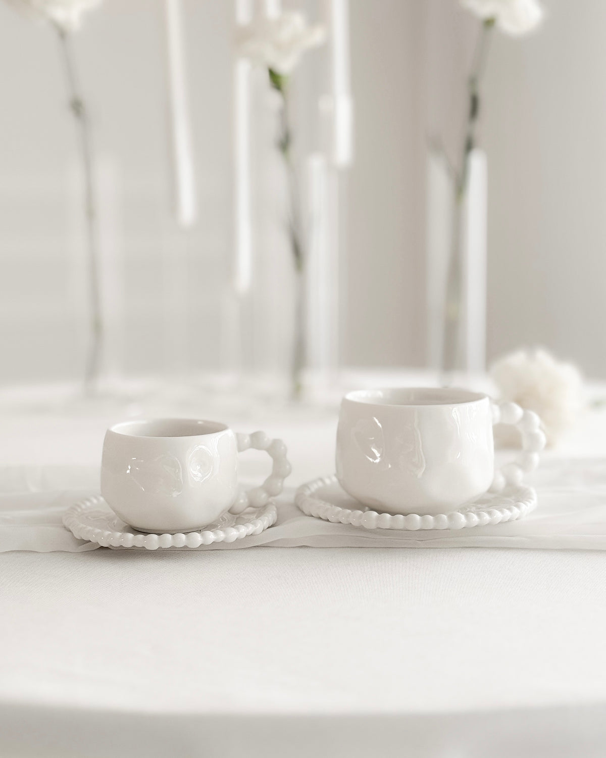 Pearly White Mokkatassen Set – Eka Store
